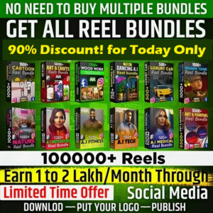 🔥 1,00,000+ Viral Reels Bundle – Instantly Boost Your Social Media! 🚀
